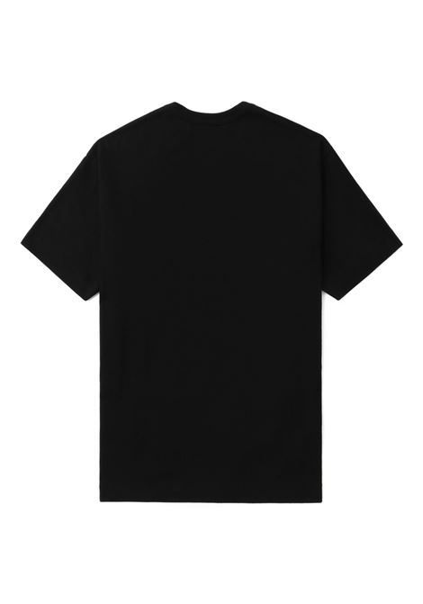 t-shirt con logo ricamato unisex nera COMME DES GARÇONS PLAY | AX-T116-0511